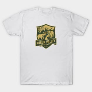 Kobuk Valley National Park Wildlife Emblem T-Shirt